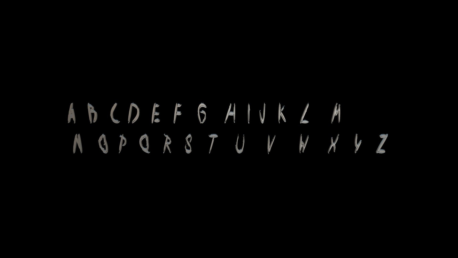 PicoRico Font PLAIN upper Letter