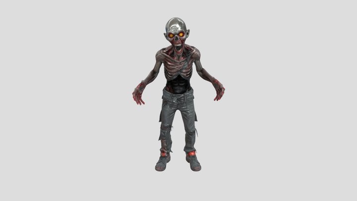 zombie qui fait tres peur 3D Model