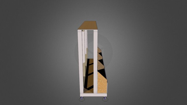 Lumber Cart 3D Model