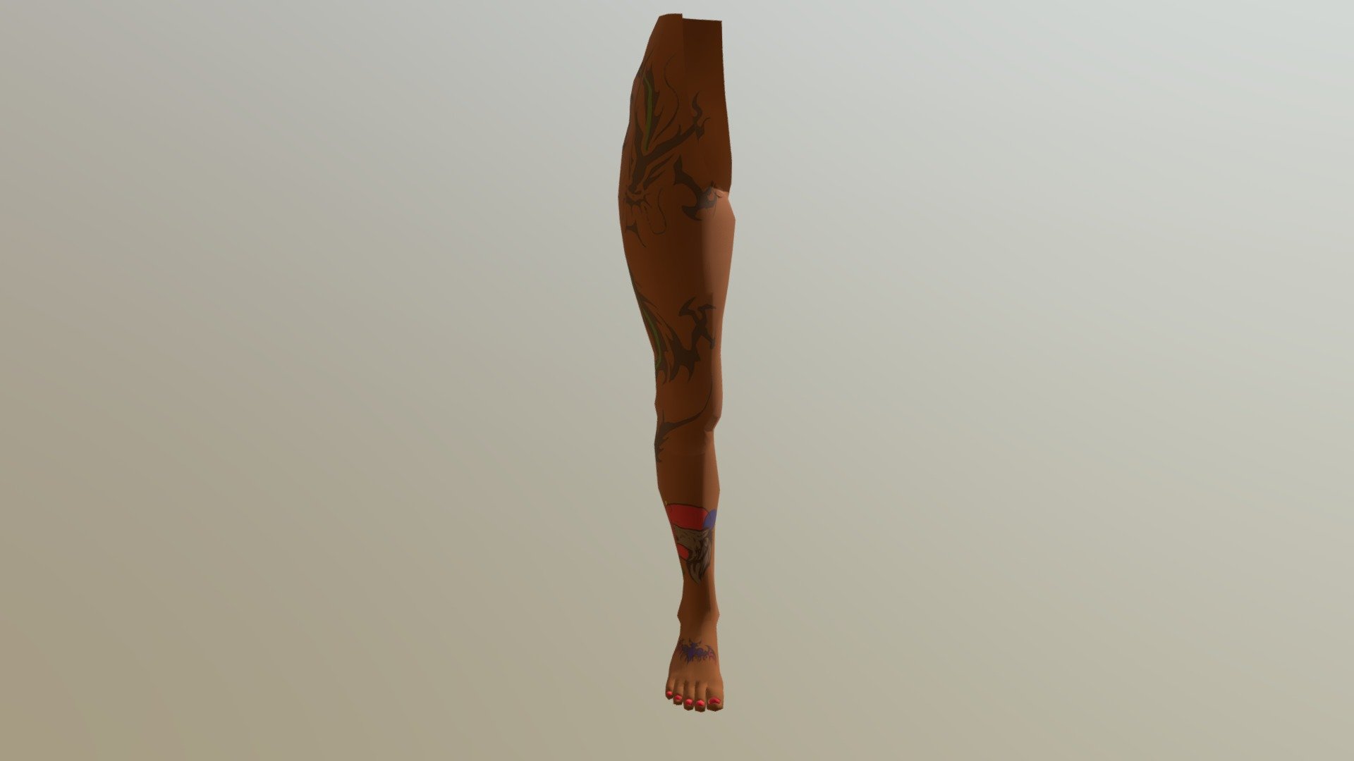 Woman Leg For Tattoo MODEL