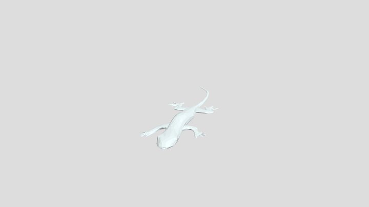 low-poly-geko-lizard (1) 3D Model