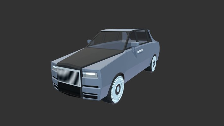 Low Poly Rolls Royce