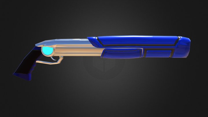 Plasma Shotgun V1 3D Model