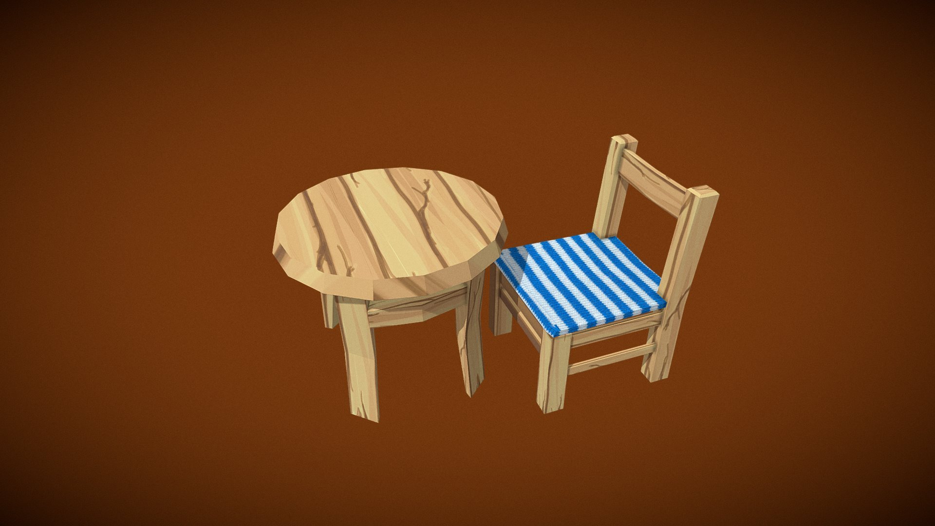 Table and chair