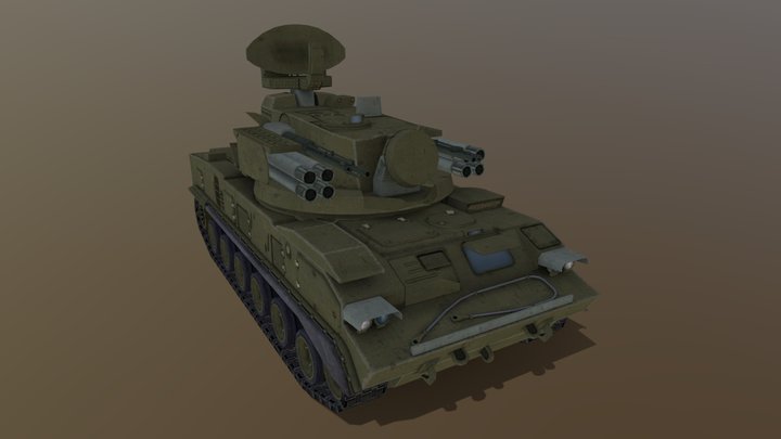 2K22 Tunguska (USSR) – Free 3D Model STL