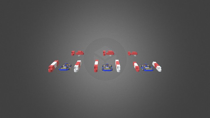 Karting car 3D Model