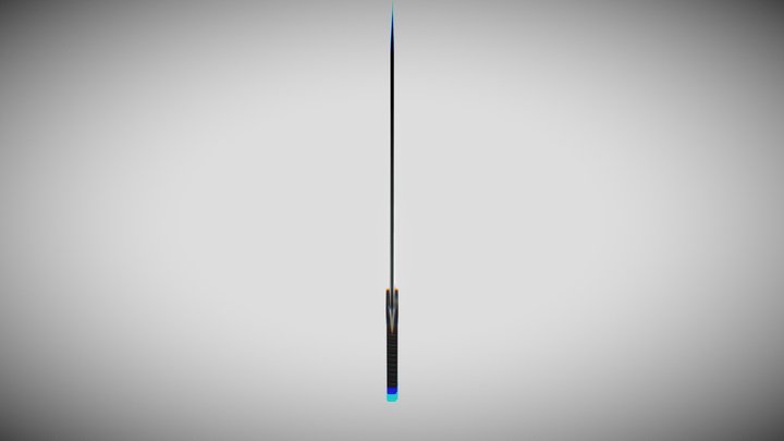 Wakandan Ceremonial Blade 3D Model