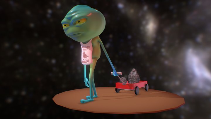 Gordon Sells Birds 3D Model