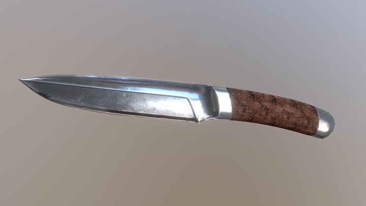Geralt's trophy Knife 3D Model
