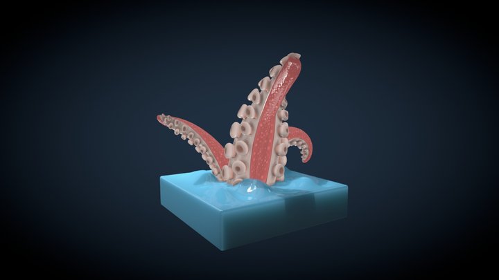 KrakenMinion_Diorama 3D Model