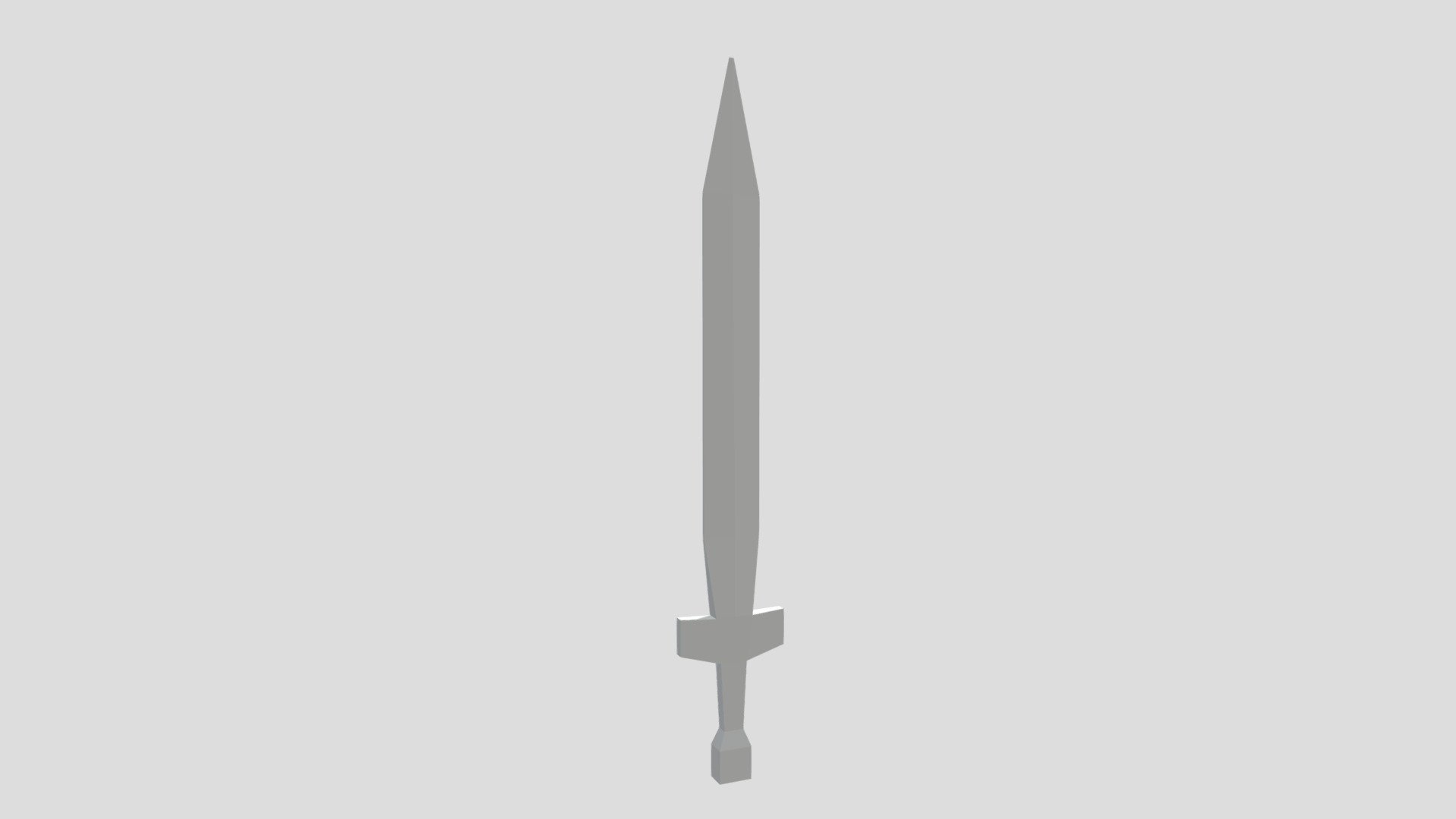 CC0 Lowpoly Sword (108 Tris)