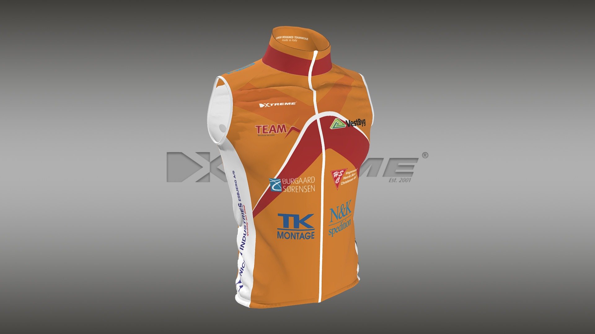 Team X - 4100 - Vindvest - 3D model by Konggaard - Xtreme Custom ...