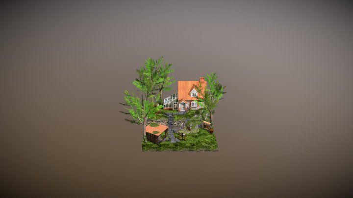 1DAEGD13_Diorama_GrandmasHouse 3D Model