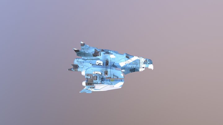 destiny ship with hw2 skin 3D Model