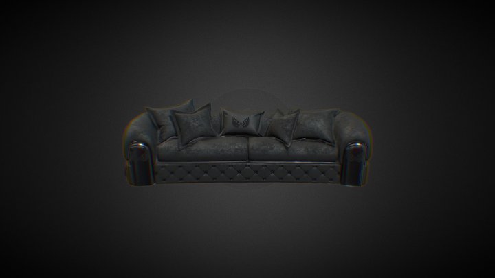 bentley-four-seater-sofa-bentley 3D Model
