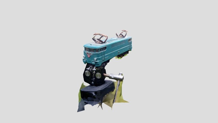 Train model kit 3D Model