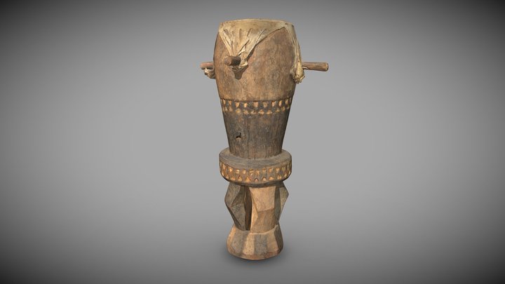 Tambour senoufo – Modelo 3D gratuito STL