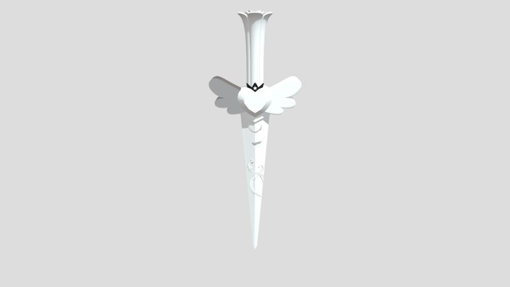 Sailor Moon Inspired Dagger 3D Model