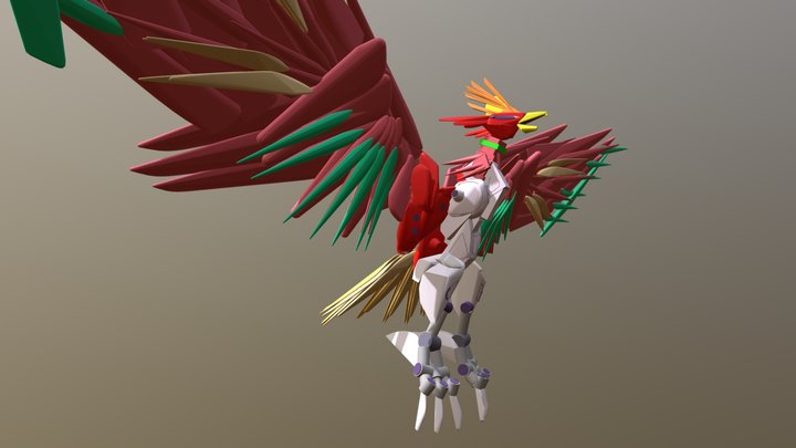 pokemecha_ho_oh_ 3D Model