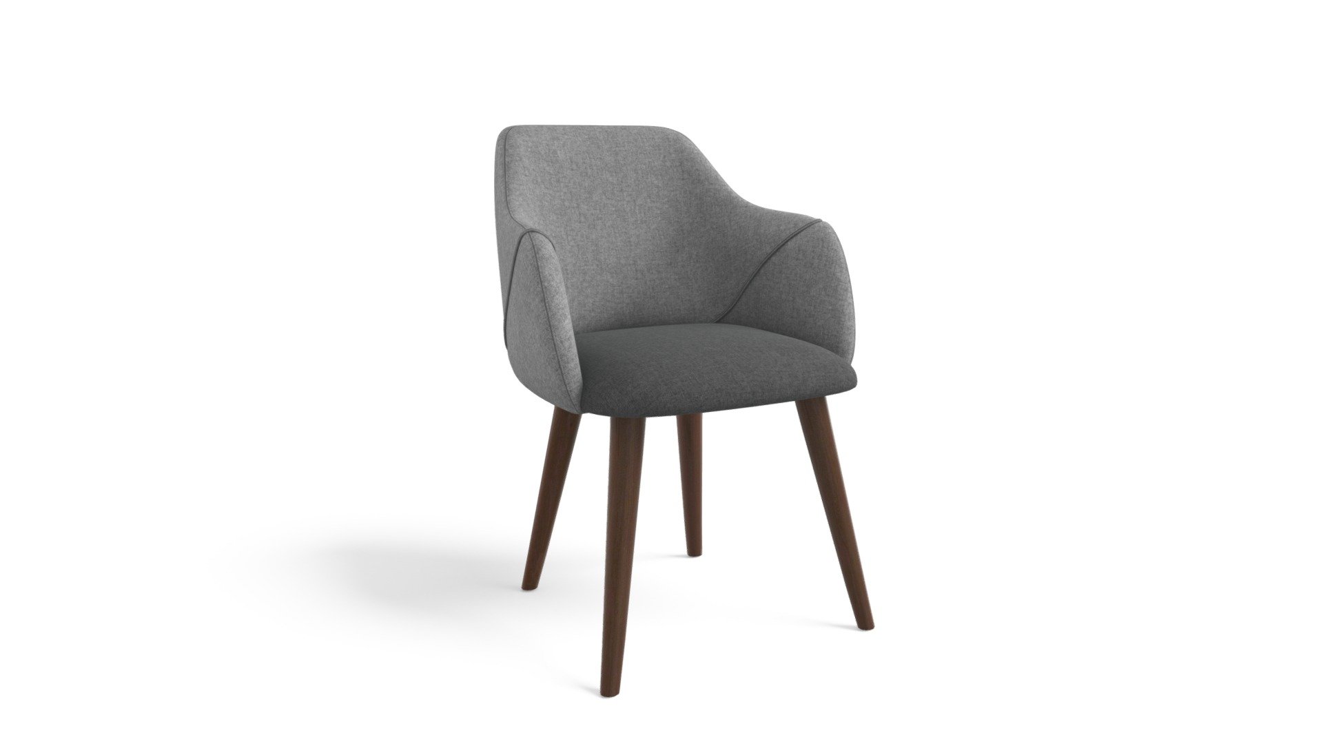 Set Of 2 Lule H Back Carver Dining Chairs,H Grey