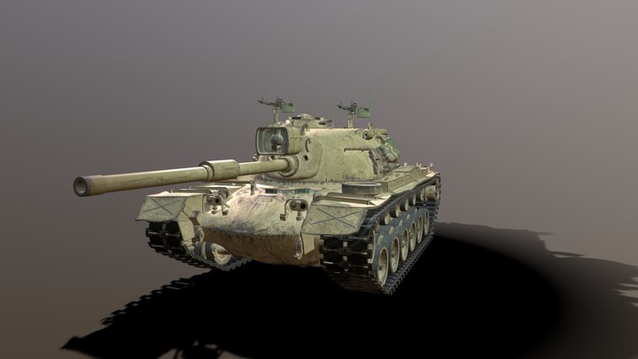 M48A5 Patton 3D Model