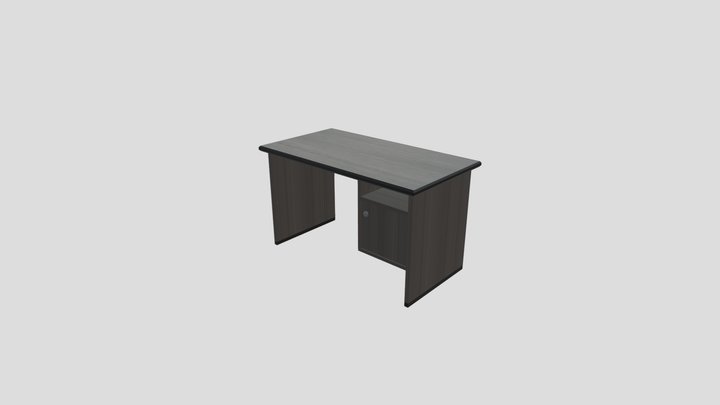 Low Poly Desk Model 3D Model
