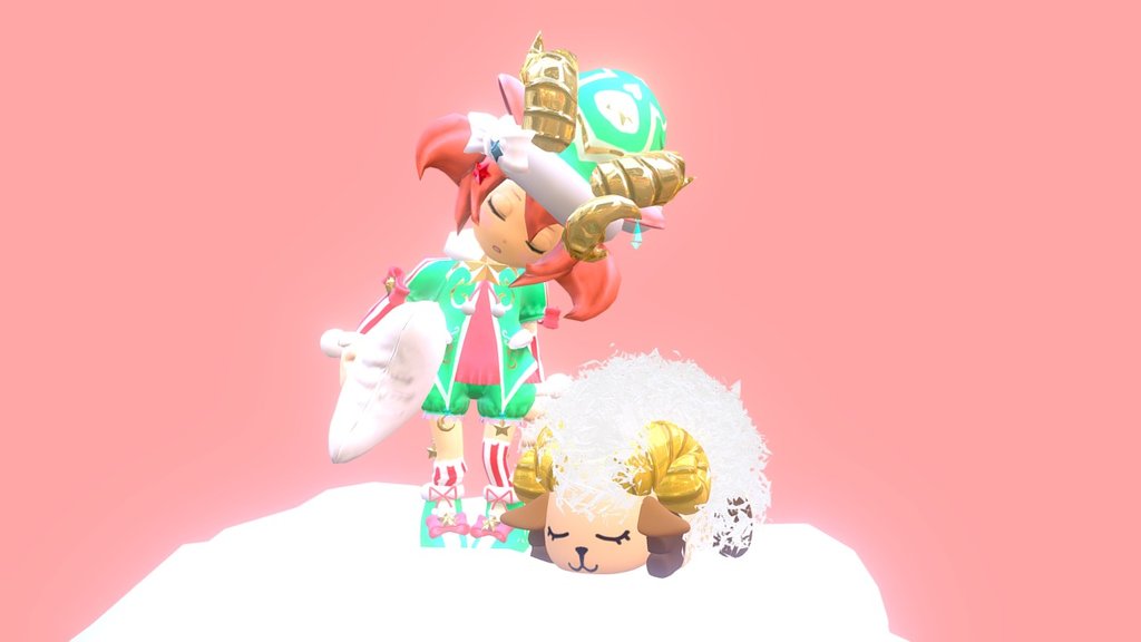 ネム from 白猫プロジェクト — Sketchfab embed 3D viewer
