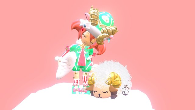 ネム from 白猫プロジェクト 3D Model