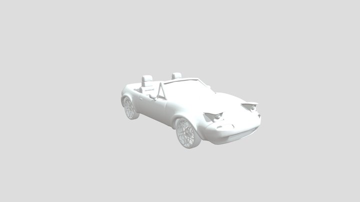 Kawaii Miata 3D Model