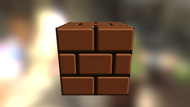 Brick Block 3D Model