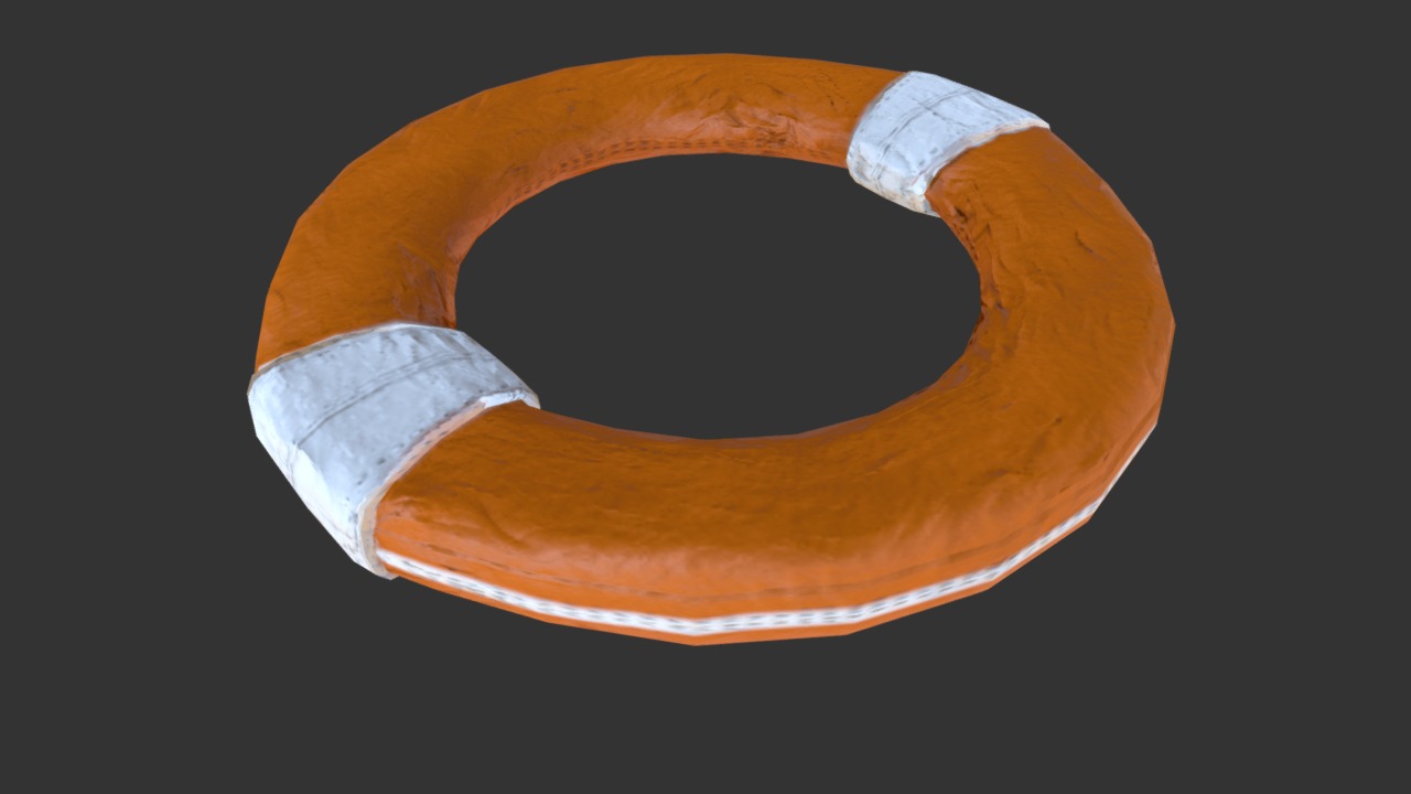 3D model Life Ring - This is a 3D model of the Life Ring. The 3D model is about a close-up of a wooden bowl.