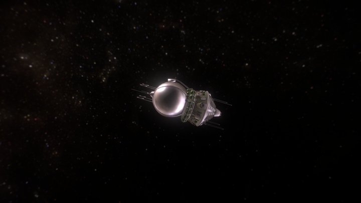 vostok-1(spaceship) 3D Model