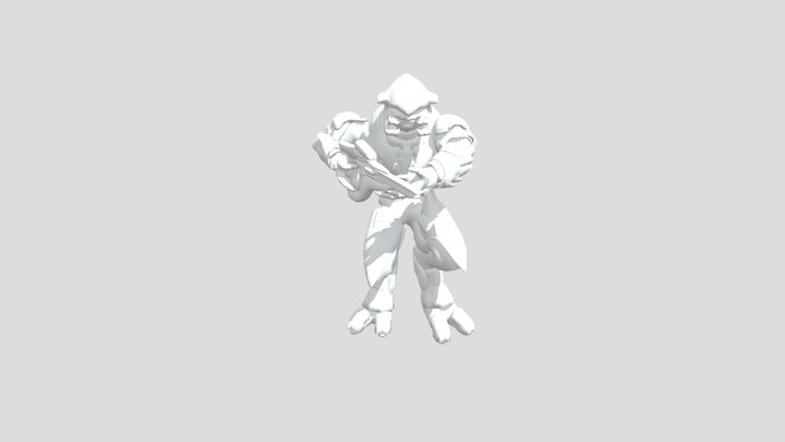 Elite Halo 3D Model