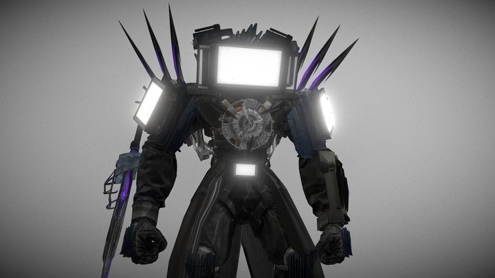 Titán tv man 3D Model