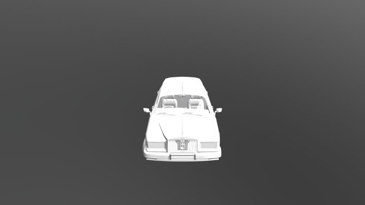 Rolls Royce Silver Spur II Limosuine 3D Model