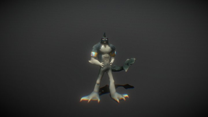 Fish Guardian (Monster) 3D Model