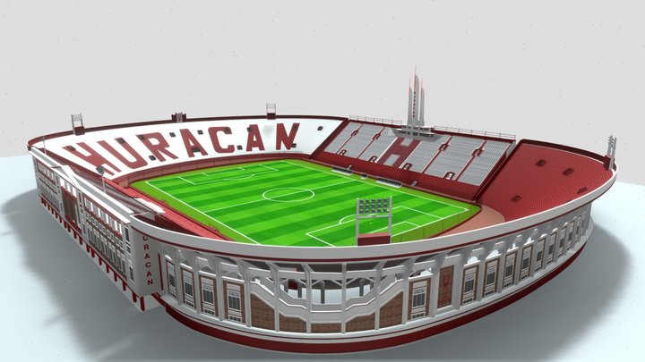 Estadio Huracán 3D Model