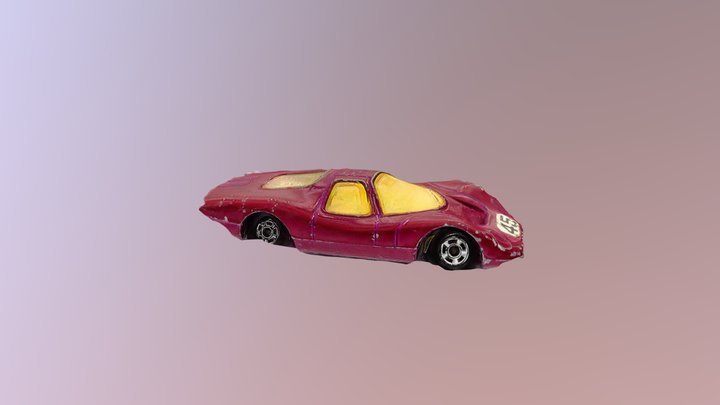 Vintage Toy Car 3D Model