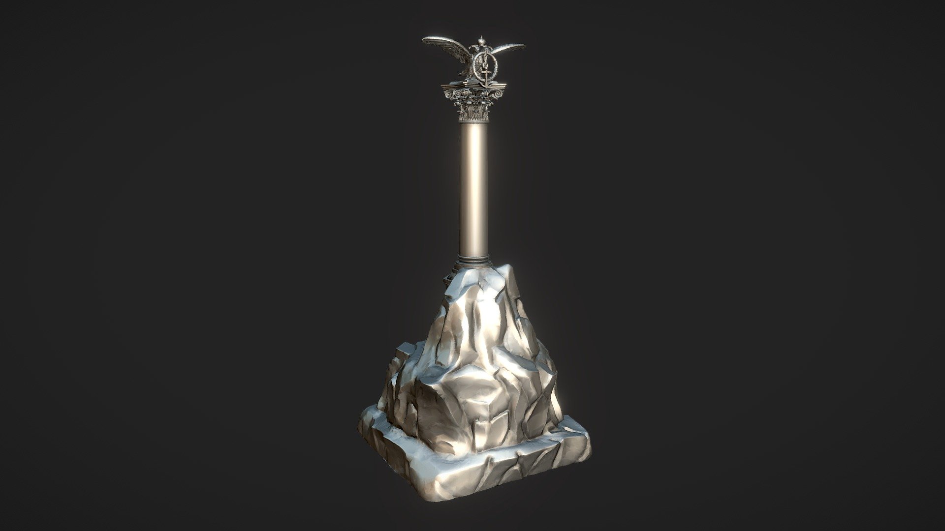 Monument to the Scuttled Ships / Памятник ... — Sketchfab embed 3D viewer