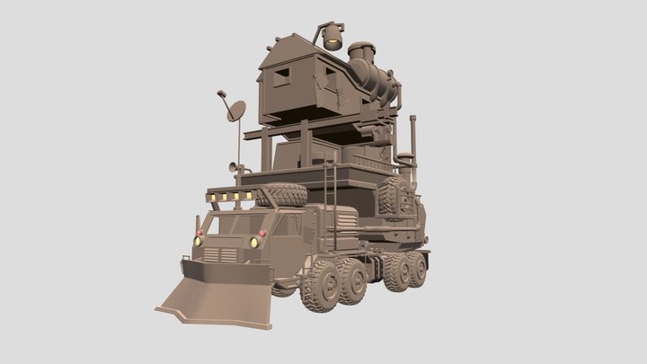 Mobile Heat Unit 3D Model