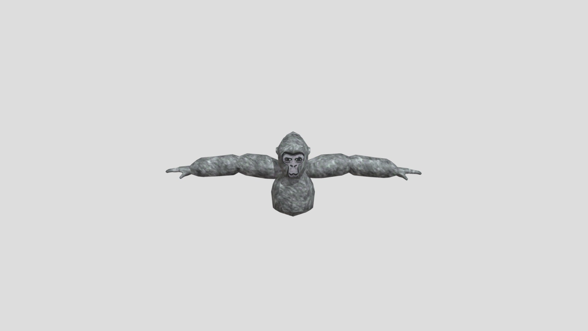 the kong model mixed with the gtag model - Download Free 3D model by ...