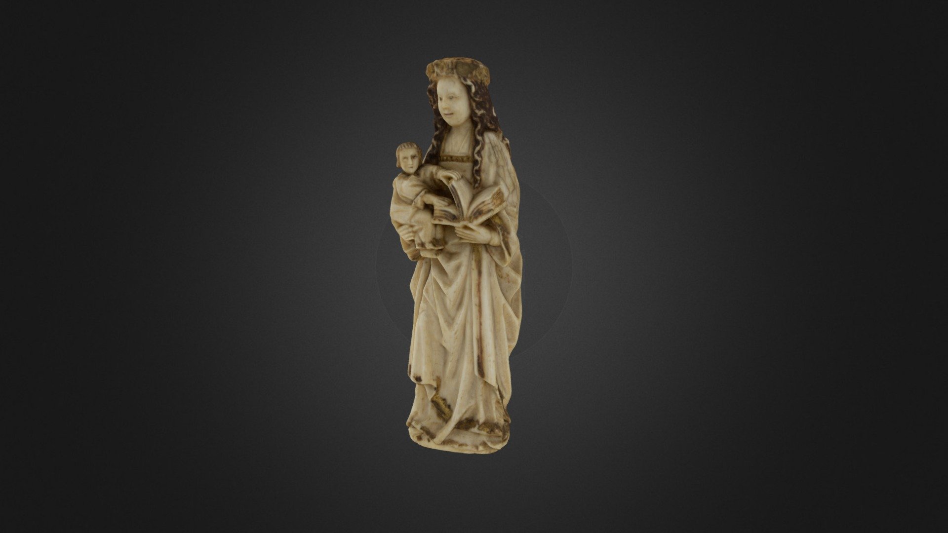 Virgin and Child with Book