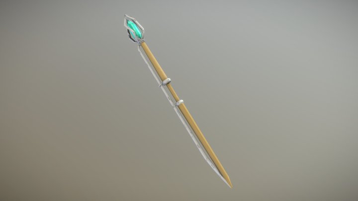 The Wizard's Staff 3D Model