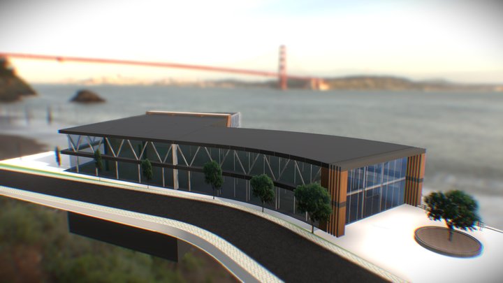 Hüsnü Ala Public Library 3D Model