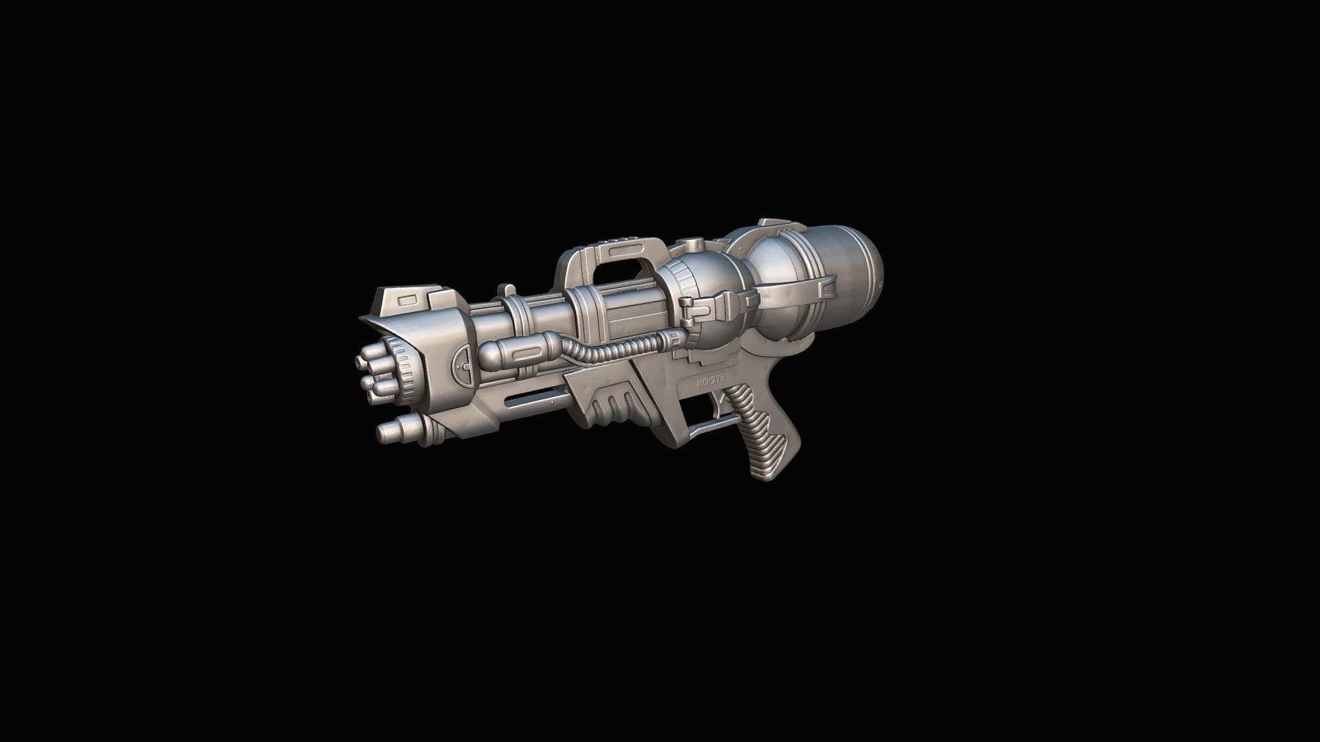 WATER GUN Download Free 3D model by thunk3d.scanner [54558f6] Sketchfab