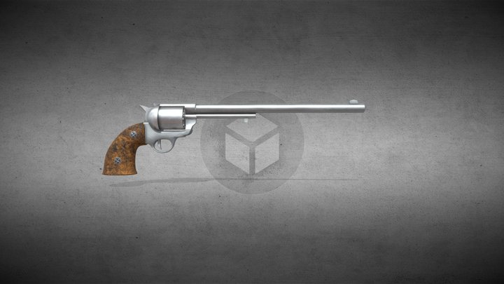 Magnum Winchester Revolver M4400 3D Model