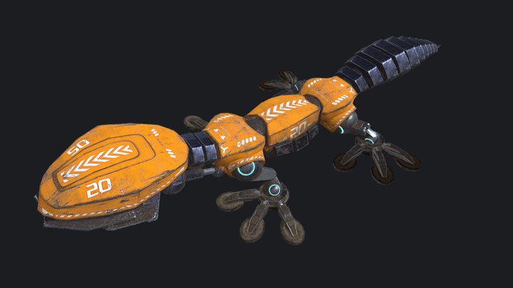 Gekko 3D Model