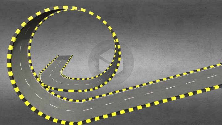 GT_Stunt-Track03 3D Model