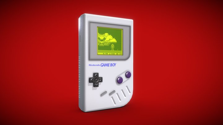 Retro Gaming Console - 90s PBR Game Ready 3D Model