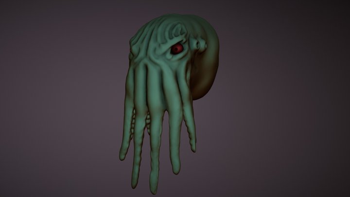 Sculpt January 19: Lovecraftian 3D Model